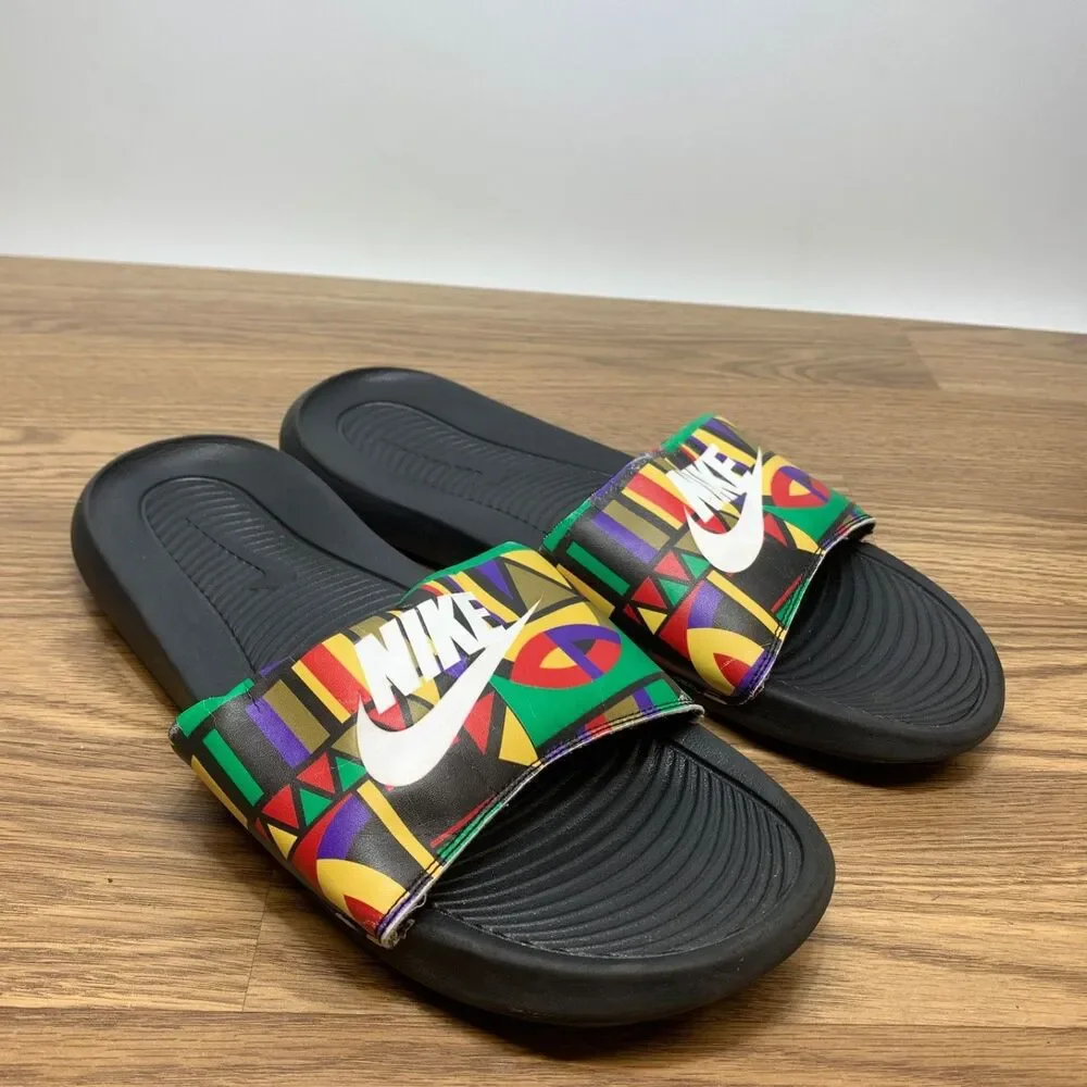 Nike Victori One Slides Sandals Print Size‎ 13 Men Sports Slippers CN9678-002